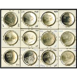 5 and 10 Lirot Commemorative group, 1958-1970.