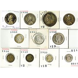 Panama Assortment. 1904-1973.