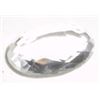 Image 1 : 31.10 CARAT CLEAR QUARTZ GEMSTONE DIAMOND OVAL CUT AND FACETED GEM!! GEM CAME OUT OF SAFE!!