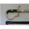 Image 1 : A GERMAN FIREMAN'S DRESS SWORD, blacked metal scabbard, wire grip, marked 'Elckham, Solingen', le...