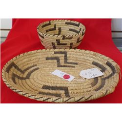Two old Papago Baskets