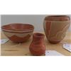 Image 1 : Three Santa Clara Pottery Vessels.