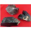 Image 1 : Three Smoky Quartz Crystals