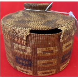 Tlingit Rattle Top Basket