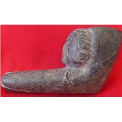 Stone Effigy Pipe