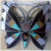Image 3 : Zuni Inlaid Butterfly Pin