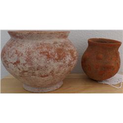 Two pre-Columbian pots