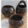 Image 1 : Three Santa Clara Pottery Pieces