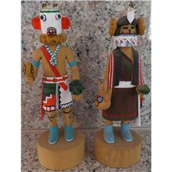 Two Miniature Hopi Kachinas
