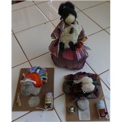 Three Navajo Dolls