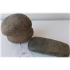 Image 1 : Stone War Club Head and Stone Celt