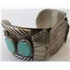 Image 3 : Navajo Watch Bracelet w/ Silver Dollar