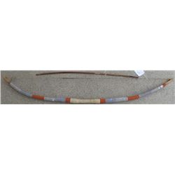 Antique Plains Beaded Bow and Arrow