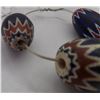 Image 6 : 3 Large Rare 6 Layer Chevron Beads