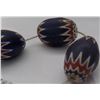 Image 7 : 3 Large Rare 6 Layer Chevron Beads