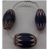 Image 9 : 3 Large Rare 6 Layer Chevron Beads