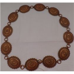 Copper Concho Belt