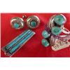 Image 3 : Collection of Turquoise and Sterling Silver Jewelry