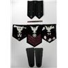 Image 2 : 2 PR NAVAL SHOULDER BOARDS-3 NAVY RANK PATCHES
