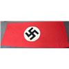 Image 1 : LARGE ORIGINAL NAZI PARTY BANNER--112X48"--DOUBLE SIDED