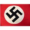 Image 2 : LARGE ORIGINAL NAZI PARTY BANNER--112X48"--DOUBLE SIDED