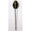 Image 2 : RARE NAZI SILVER WEHRMACHT TANK BADGE STICKPIN