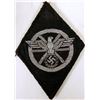 Image 1 : EARLY NSKK DRIVER'S DIAMOND PATCH--ORIG-SILVER BULLION