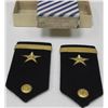 Image 1 : 1 PAIR NAVY SHOULDER BOARDS W/ENSIGN LINE-ORIG BOX