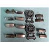 Image 1 : 12 WWII RIFLE MARKSMAN BADGES & METAL RANK BARS