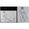 2 Betty Snyder Rees Original Nude Color Figure Drawings