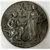 Image 1 : NAZI MEDALLION-2" DIAM--BEE RAISING--ARTIST MARKED