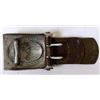 Image 3 : ORIGINAL 1938 NAZI LUFTWAFFE EM BELT BUCKLE WITH TAB