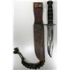 Image 1 : WWII Navy Mark 2 Fighting Knife with Scabbard Boyt 1943