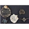 Image 2 : Group of 5) Mini Medals and Pins WWII Nazi German