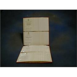 A collection of 200 QEII Royal luncheon and dinner menus 1972 to 1999 including Christmas day £50...