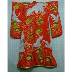 A pair of fine quality Japanese silk wedding robes £50-100...
