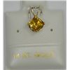 Image 1 : 14KT GOLD CITRINE PENDANT RETAIL VALUE $120