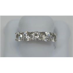 STERLING SILVER CUBIC ZIRCONIA RING