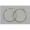Image 1 : 14KT GOLD HOOP EARRINGS