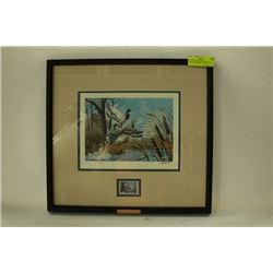 FRAMED LE PRINT  DUCKS UNLIMITED