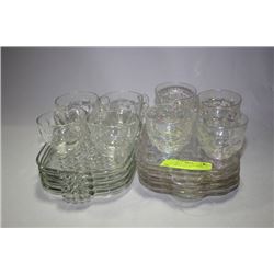 ESTATE BOX LOT WITH 2 LUNCHEON SETS