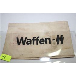 WAFFEN-SS ARMBAND STAMPED TOTENKOPF