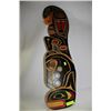 Image 1 : EAGLE & KILLERWHALE PLAQUE TOTEM 38" TALL