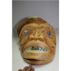 TOTEM MASK W/ MOTHER OF PEARL INLAY (LARGE)