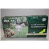 Image 1 : NEW EMERALD SOLAR-POWERED GARDEN LIGHTS