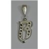 Image 1 : SILVER '"B" PENDANT msrp $100
