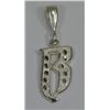 Image 2 : SILVER '"B" PENDANT msrp $100