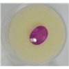 Image 1 : GENUINE RUBY GEMSTONE ( 8MM X 6MM) MSRP: $250