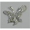Image 1 : STERLING SILVER CUBIC ZIRCONIA BUTTERFLY PENDANT