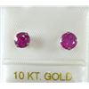 Image 1 : 10 kt GOLD RUBY .8CT EARRINGS msrp RETAIL $200